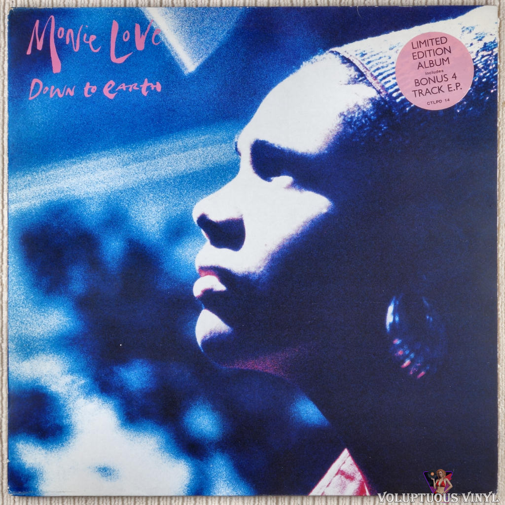 Monie Love ‎– Down To Earth vinyl record front cover