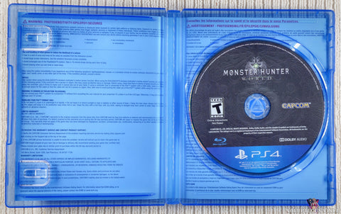 Monster Hunter: World PS4 disc