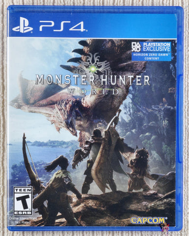 Monster Hunter: World PS4 front cover