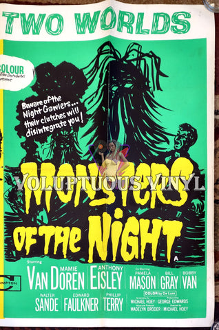 Monsters Of The Night (1966) British Quad Poster