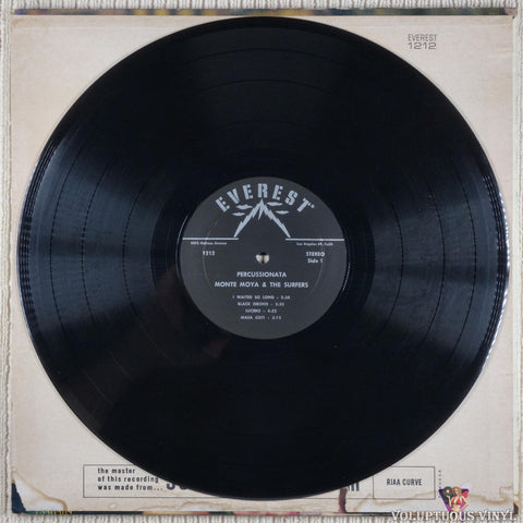 Monte Moya & The Surfers ‎– Percussionata vinyl record