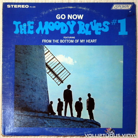 The Moody Blues ‎– Go Now - Moody Blues #1 vinyl record front cover