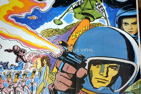 Moon Zero Two (1969) British B-Style Quad - Tom Chantrell Pop Art Astronaunt