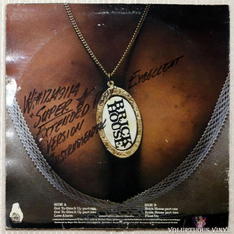 Most Requested Rhythm Band ‎– Got To Give It Up vinyl record back cover