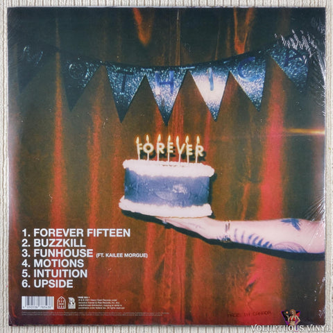 Mothica – Forever Fifteen vinyl record back cover