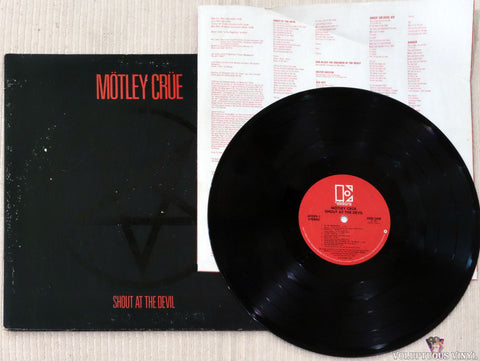Mötley Crüe ‎– Shout At The Devil vinyl record