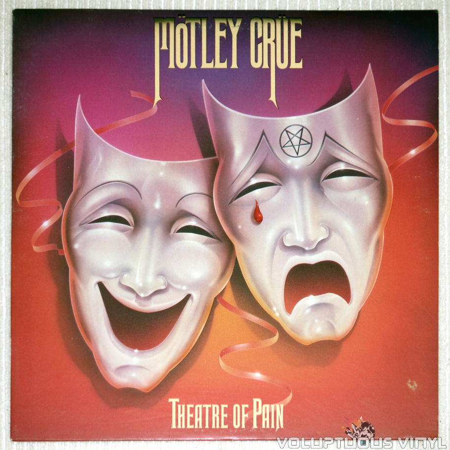 Mötley Crüe ‎– Theatre Of Pain - Vinyl Record - Front Cover