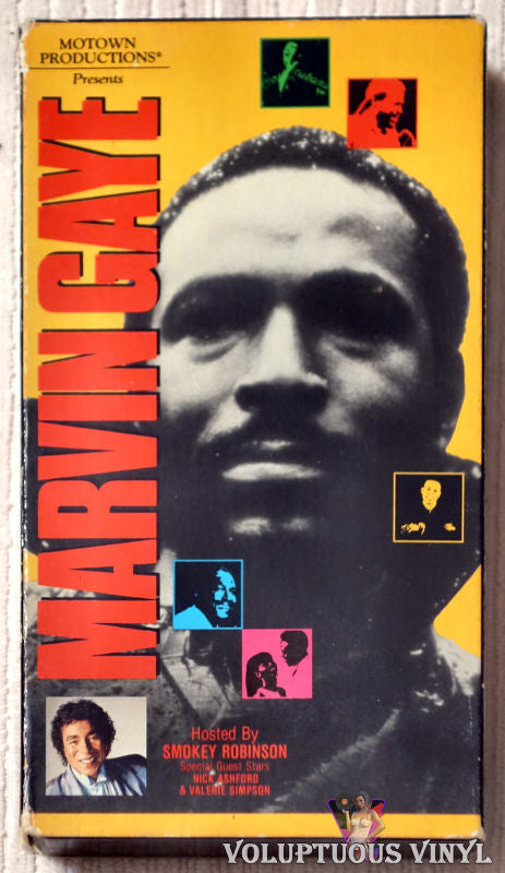 Motown Productions Presents: Marvin Gaye Hosted by Smokey Robinson VHS front cover