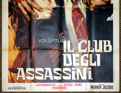Murderers Club of Brooklyn 1970 Italian 2F Poster - Bottom Half