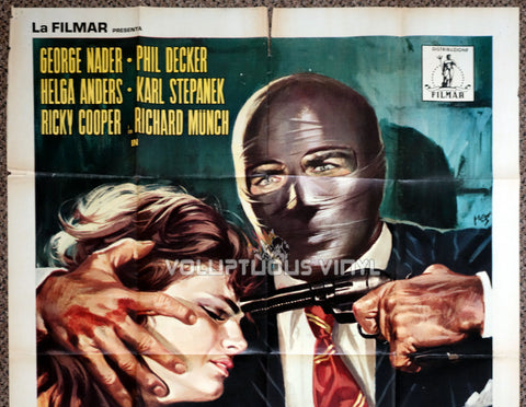 Murderers Club of Brooklyn 1970 Italian 2F Poster - Top Half