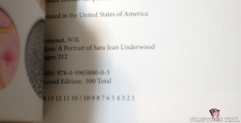 Muse, A Portrait of Sara Jean Underwood book edition