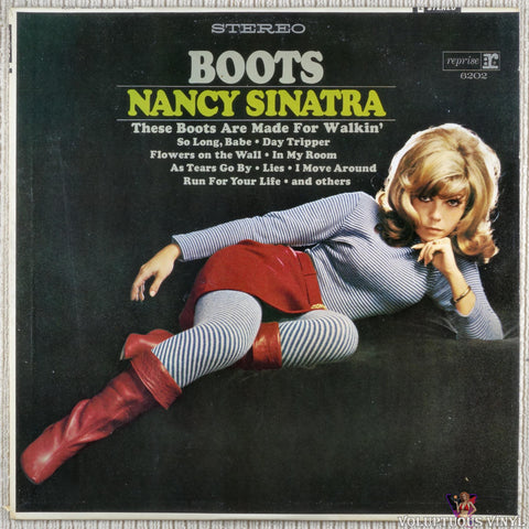 Nancy Sinatra ‎– Boots vinyl record front cover