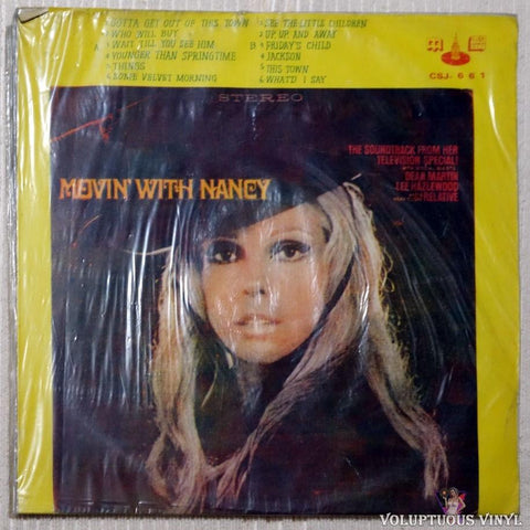Nancy Sinatra ‎– Movin' With Nancy vinyl record front cover