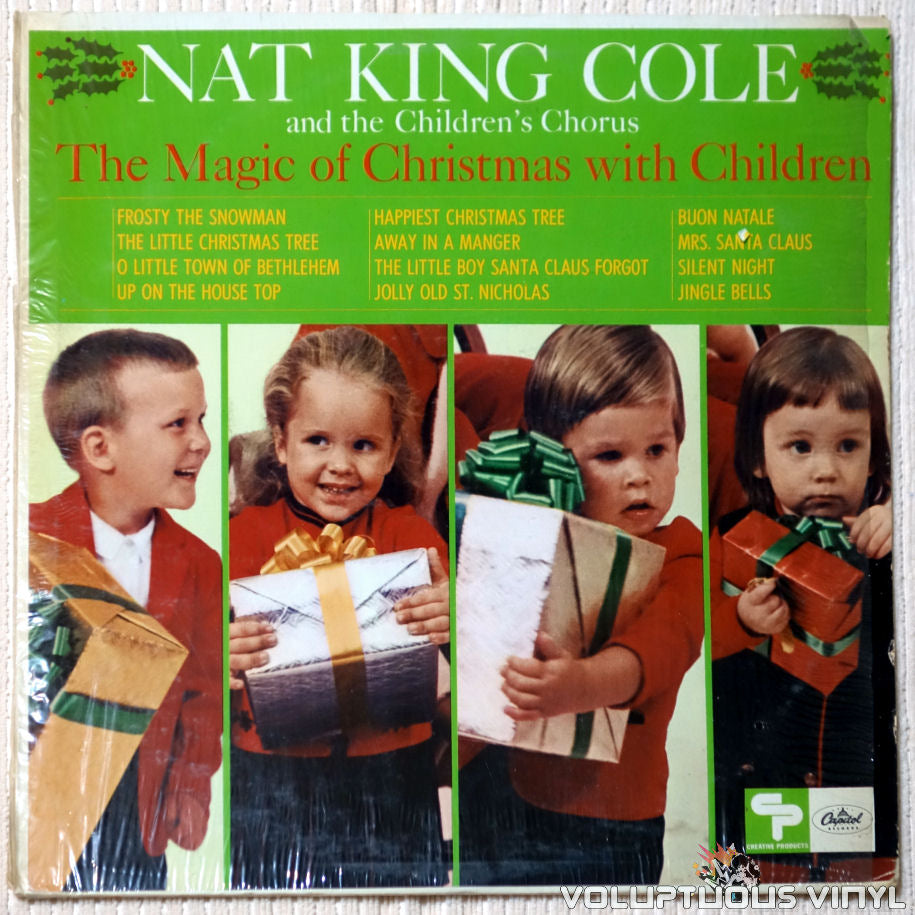 Nat King Cole And The Children's Chorus ‎– The Magic Of Christmas With Children vinyl record front cover