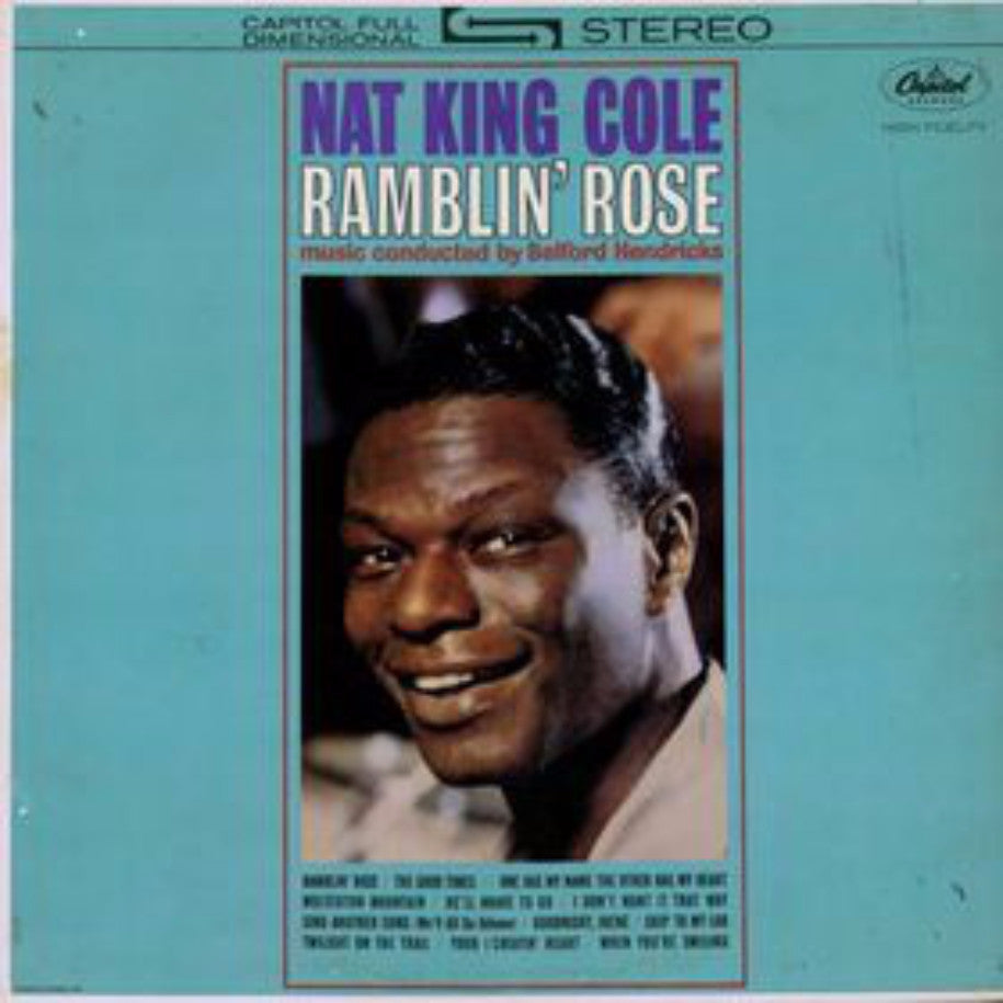  Nat King Cole ‎– Ramblin' Rose - Vinyl Record - Front Cover