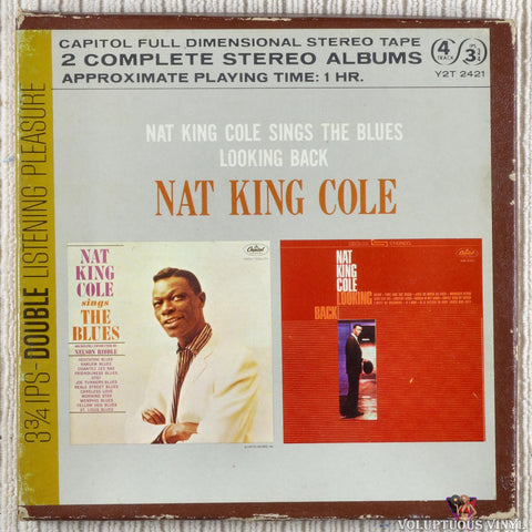 Nat King Cole – Sings the Blues/Looking Back reel-to-reel box front cover