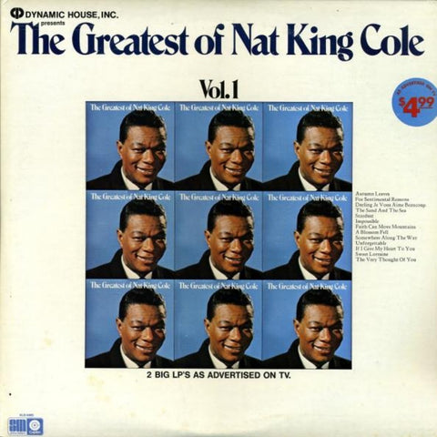 Nat King Cole – The Greatest Of Nat King Cole (1972) 2xLP