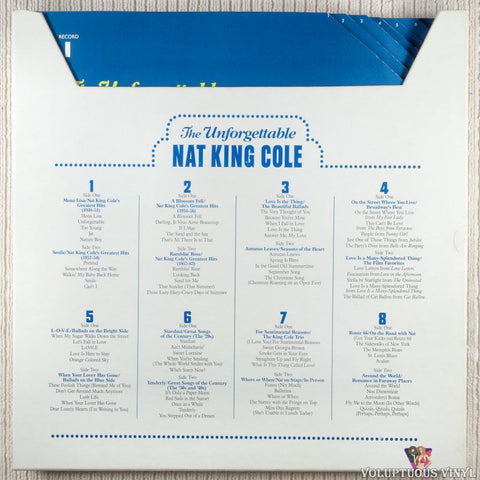 Nat King Cole – The Unforgettable vinyl record