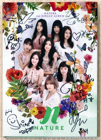 Nature – Girls And Flowers (2018) Single, Promo, Autographed, Korean Press