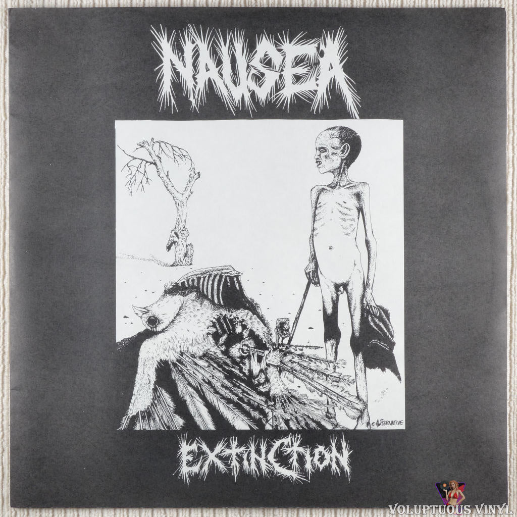 Nausea – Extinction vinyl record front cover