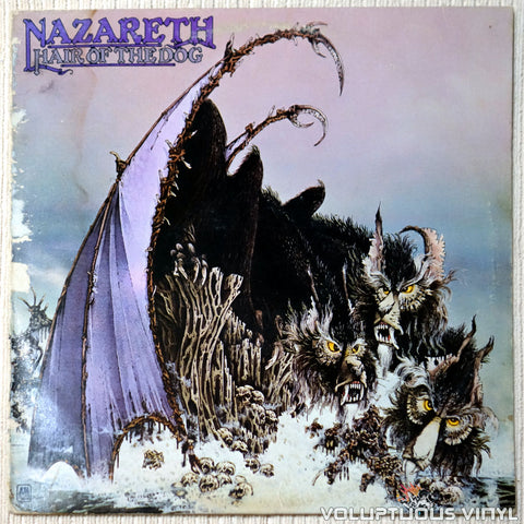 Nazareth ‎– Hair Of The Dog vinyl record front cover