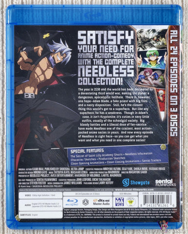 Needless: Complete Collection Blu-ray back cover