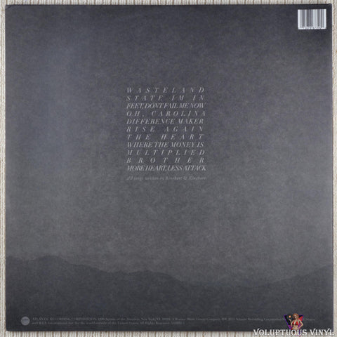 NEEDTOBREATHE ‎– Rivers In The Wasteland vinyl record back cover