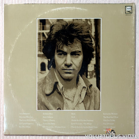Neil Diamond ‎– Double Gold - Vinyl Record - Back Cover
