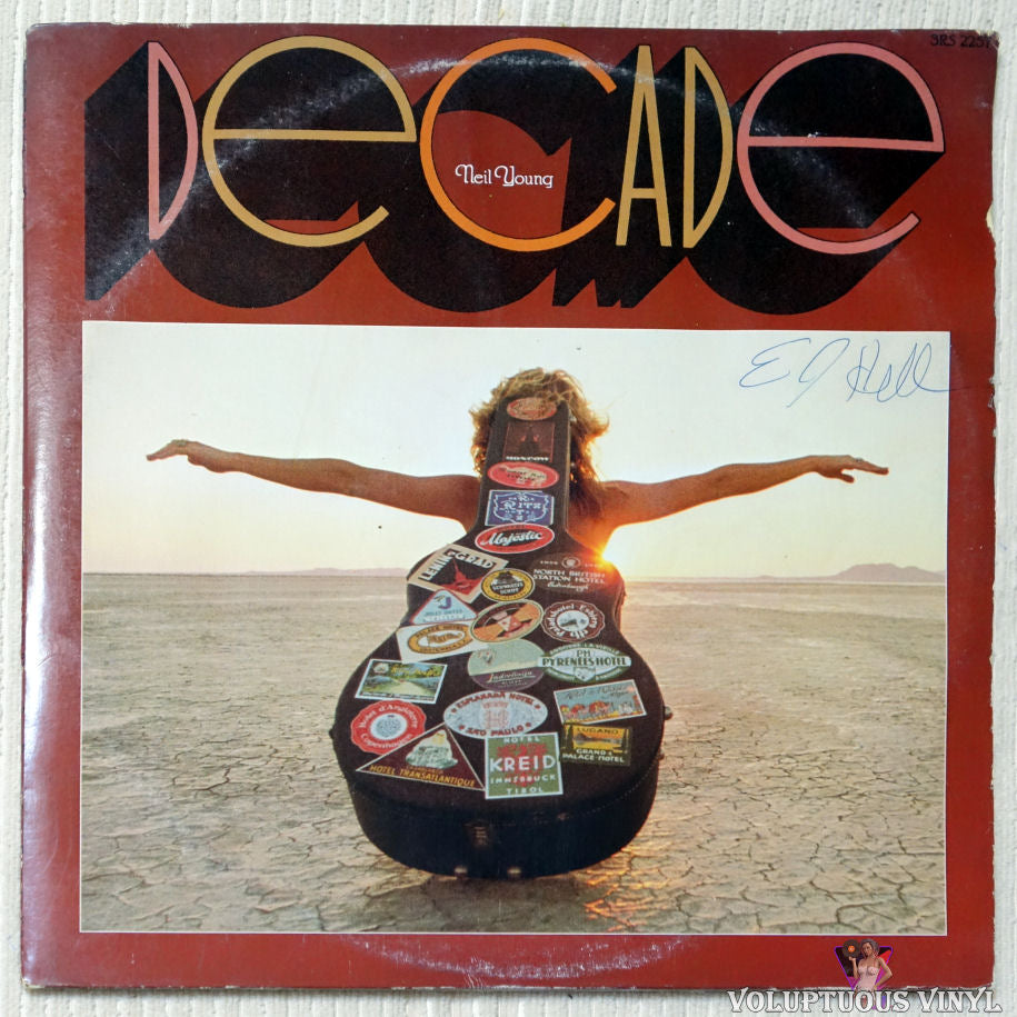 Neil Young ‎– Decade vinyl record front cover