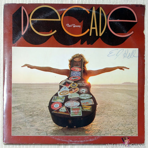 Neil Young ‎– Decade vinyl record front cover