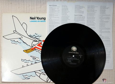Neil Young ‎– Landing On Water vinyl record