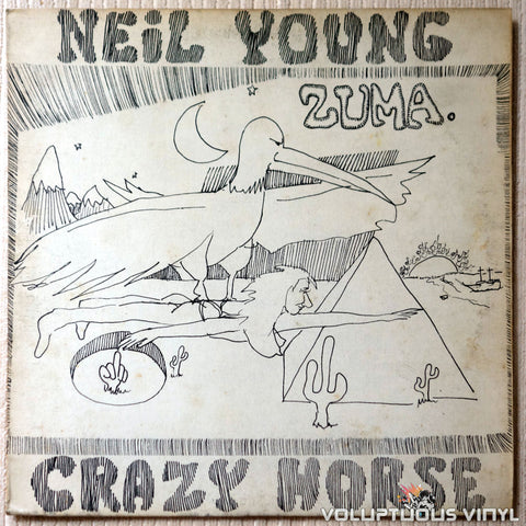 Neil Young With Crazy Horse ‎– Zuma vinyl record front cover