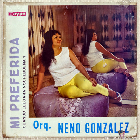 Neno Gonzalez Y Su Orquesta ‎– Cuando Llegara Noche Buena vinyl record front cover