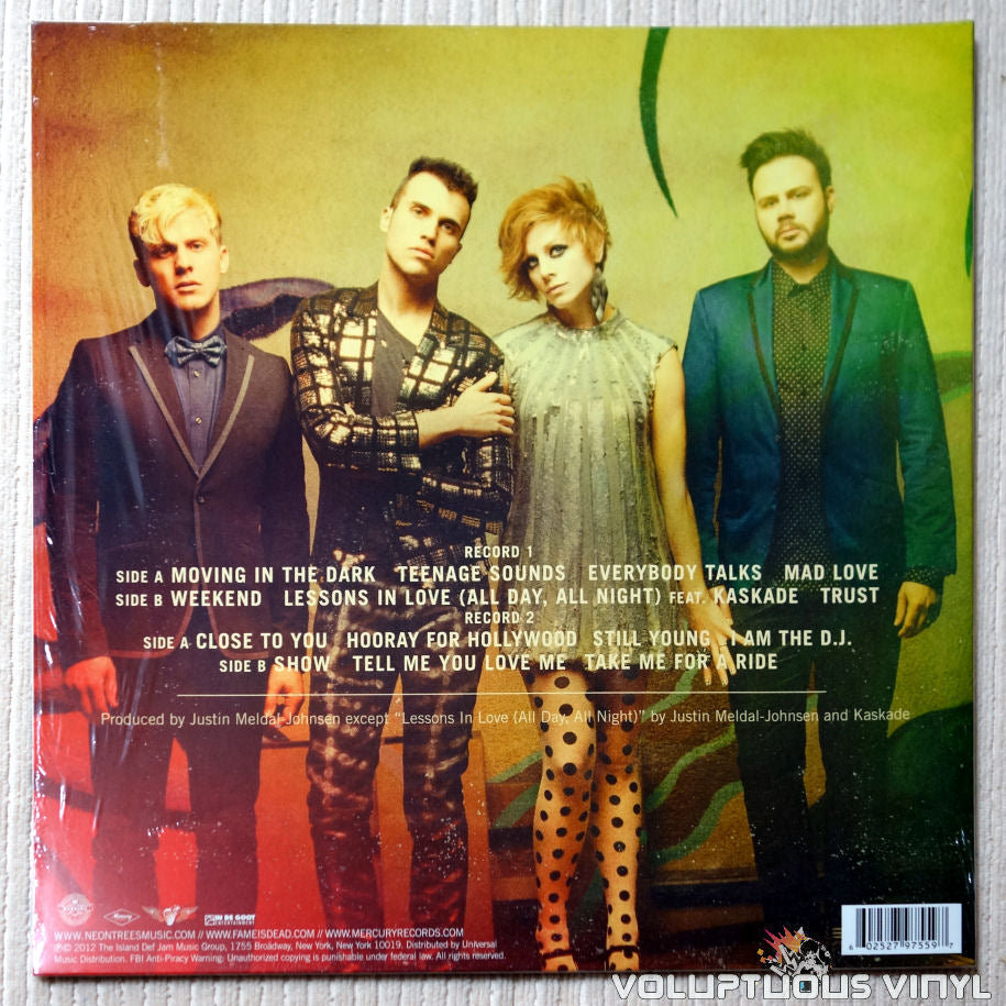 Neon Trees ‎– Picture Show (2012) 2 × Vinyl, LP, Album, Gatefold