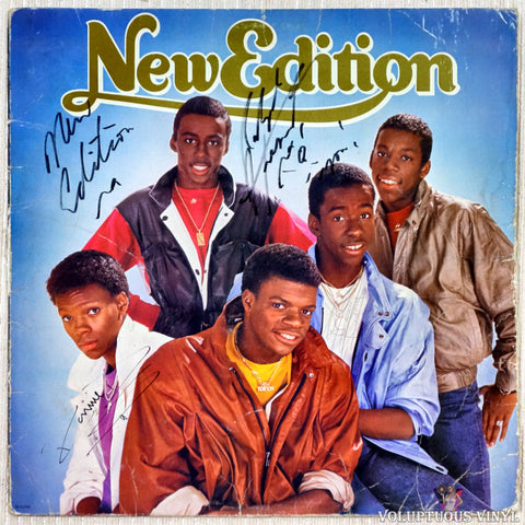 New Edition ‎– New Edition vinyl record front cover