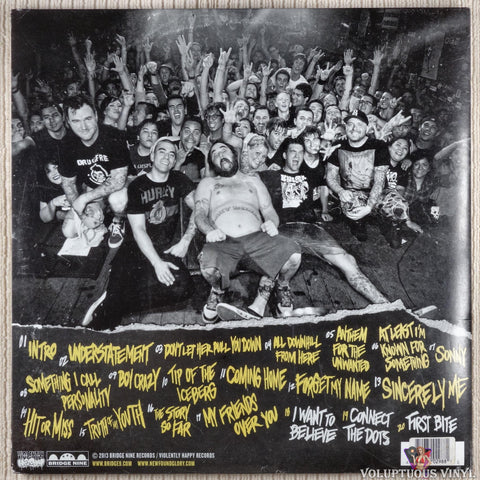 New Found Glory ‎– Kill It Live vinyl record back cover