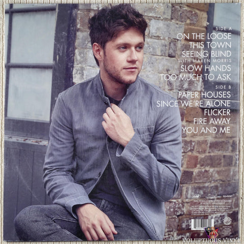 Niall Horan – Flicker vinyl record back cover