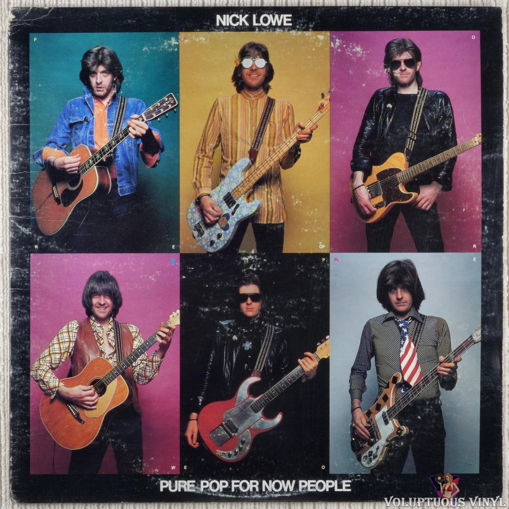Nick Lowe ‎– Pure Pop For Now People vinyl record front cover