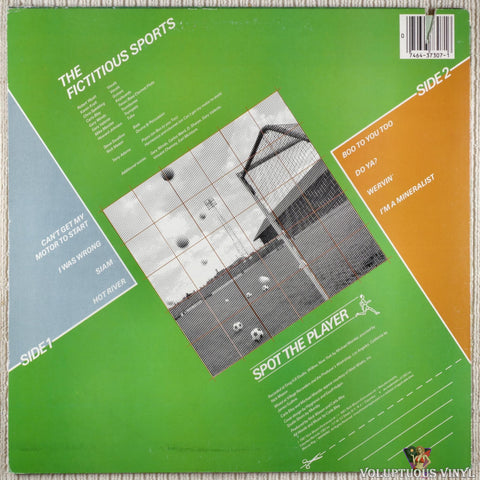 Nick Mason – Nick Mason's Fictitious Sports vinyl record back cover