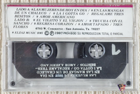 Nick Villareal ‎– El Nicky Snic cassette tape back cover