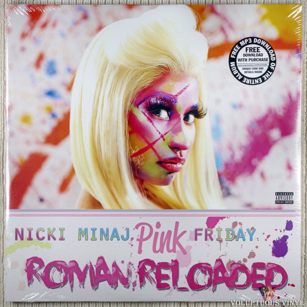 Nicki Minaj ‎– Pink Friday: Roman Reloaded vinyl record front cover