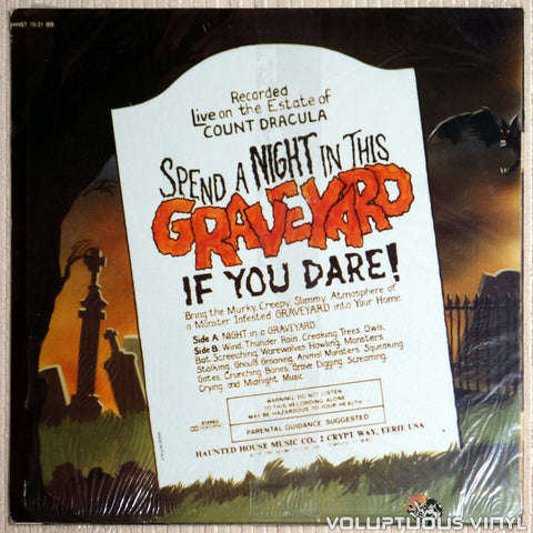 No Artist ‎– Night In A Graveyard - Vinyl Record - Back Cover