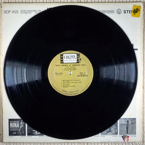 Nina Simone ‎– At Carnegie Hall vinyl record