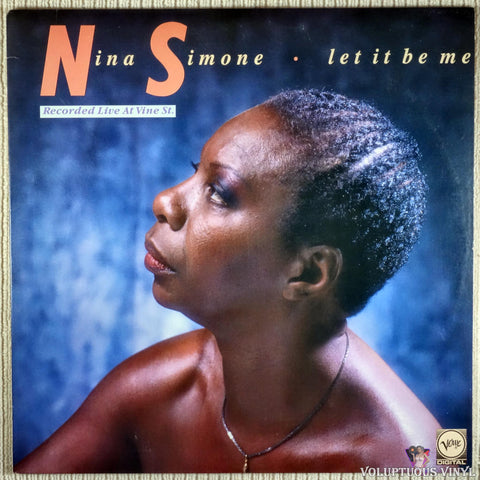 Nina Simone ‎– Let It Be Me vinyl record front cover