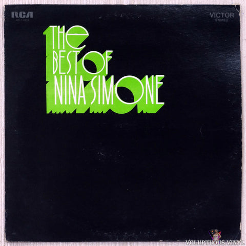 Nina Simone ‎– The Best Of Nina Simone vinyl record front cover