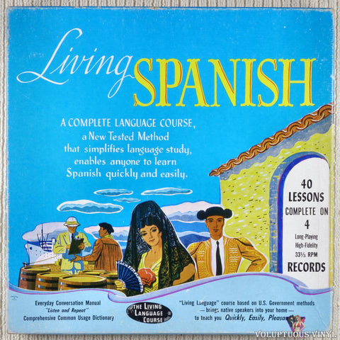 No Artist – Living Spanish: A Complete Language Course vinyl record front cover