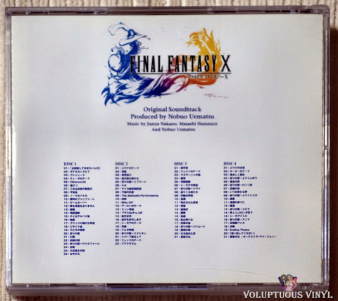 Nobuo Uematsu / Masashi Hamauzu / Junya Nakano ‎– Final Fantasy X: Original Soundtrack CD back cover