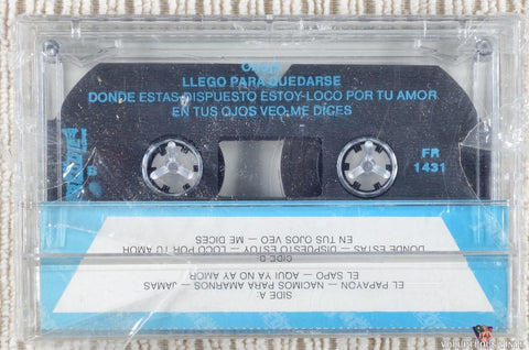 Oasis – Llego Para Quedarse cassette tape back cover