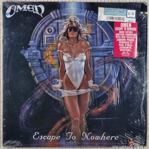 Omen – Escape To Nowhere vinyl record front cover