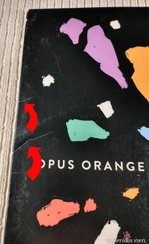 Opus Orange – Anatomic vinyl record front cover spine